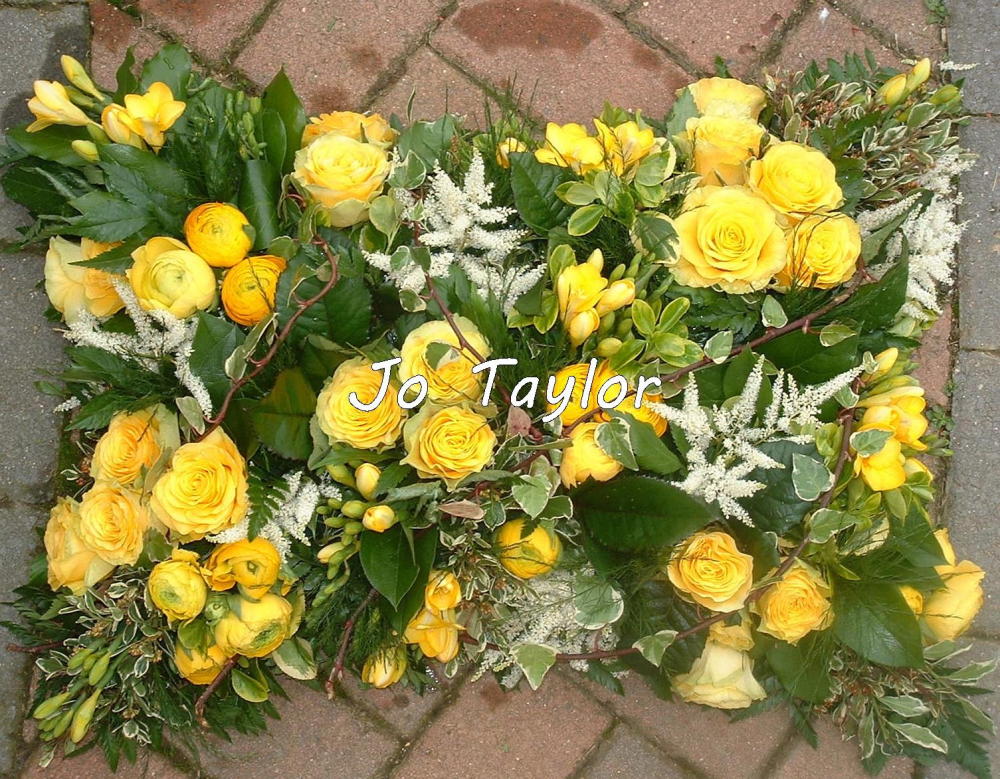 Yellow and White Grouped Pillow